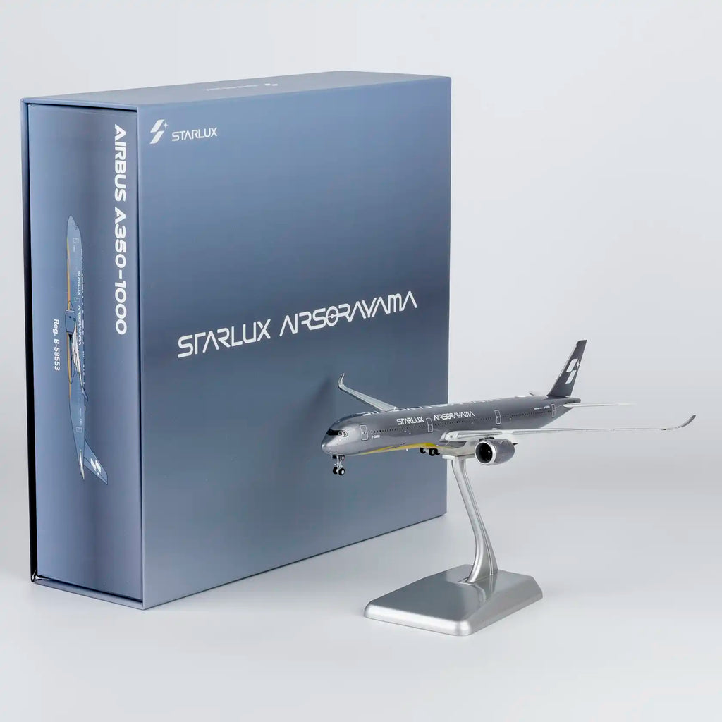 NG Model 1:400 Starlux Airlines  Airbus A350-1000 Airsorayama Silver B-58553 (Luxury Edition)