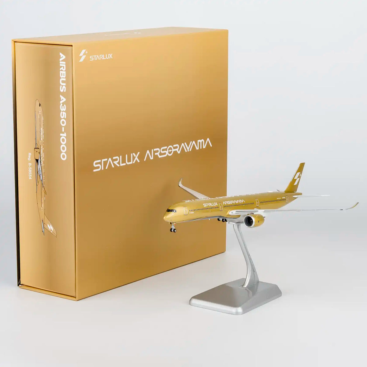 NG Model 1:400 Starlux Airlines Airbus A350-1000 Airsorayama Gold B-58554 (Luxury Edition)
