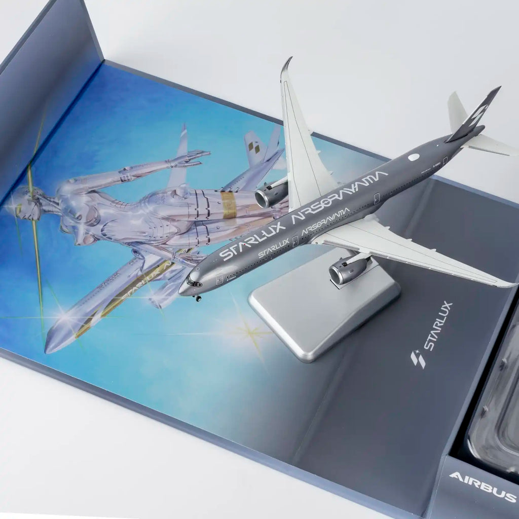 NG Model 1:400 Starlux Airlines  Airbus A350-1000 Airsorayama Silver B-58553 (Luxury Edition)