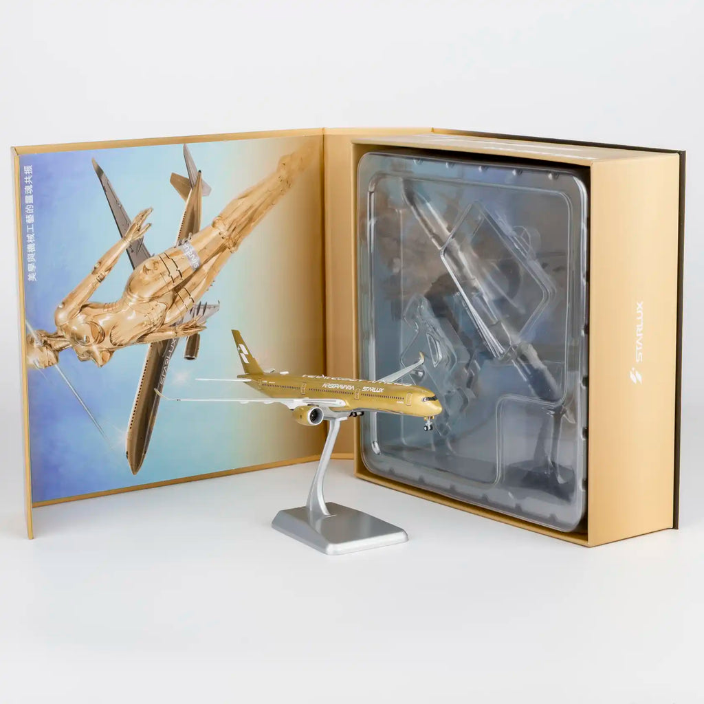NG Model 1:400 Starlux Airlines Airbus A350-1000 Airsorayama Gold B-58554 (Luxury Edition)