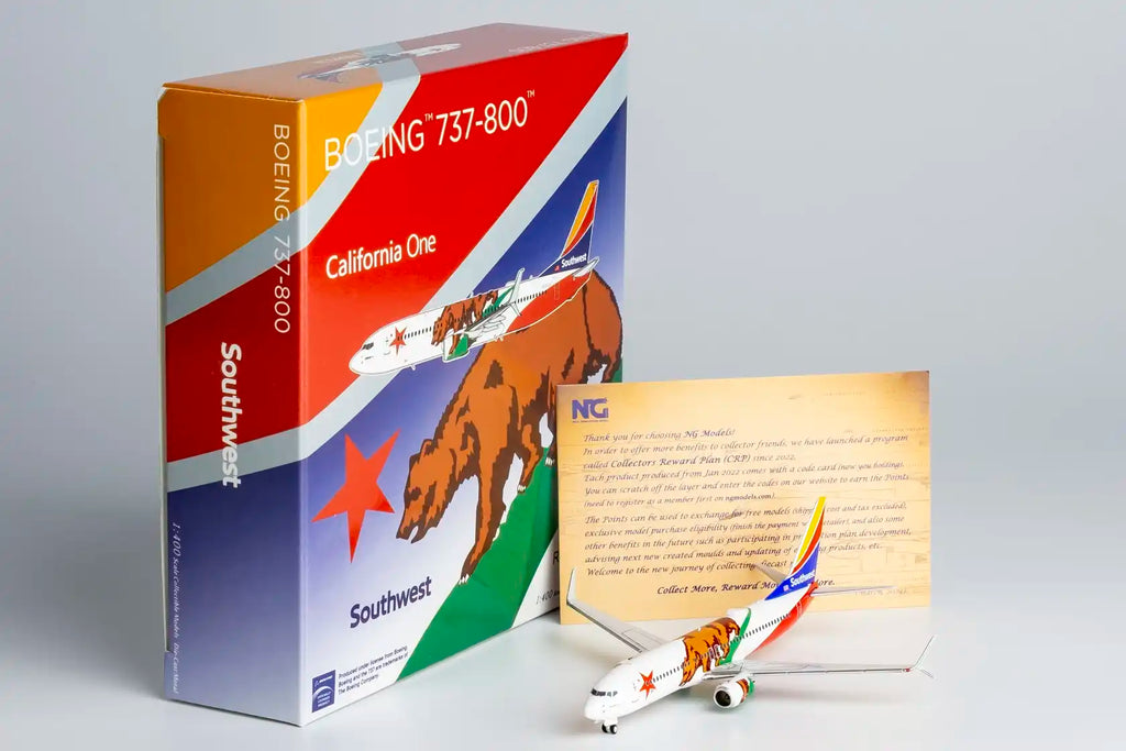 NG Models Southwest Airlines Boeing 737-800 N8653A