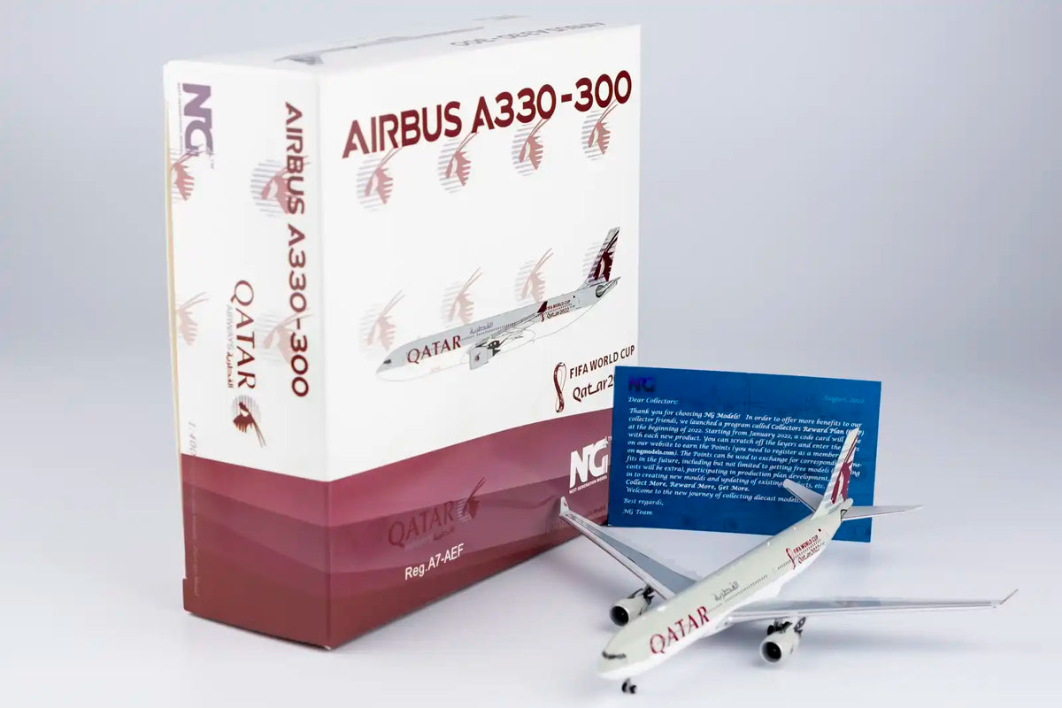 NG Models 卡達航空 空中巴士 A330-300 A7-AEF