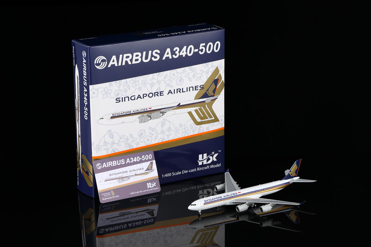 HX Models Singapore Airlines Airbus A340-500 9V-SGC