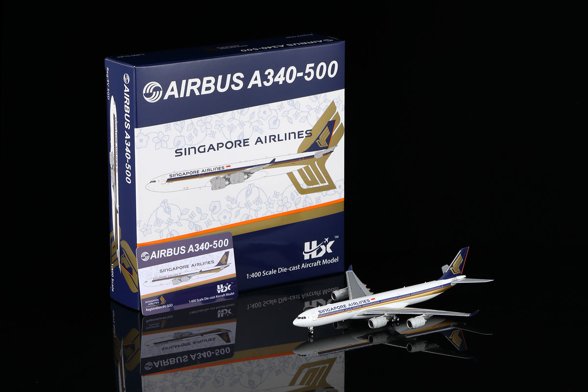 HX Models Singapore Airlines Airbus A340-500 9V-SGD