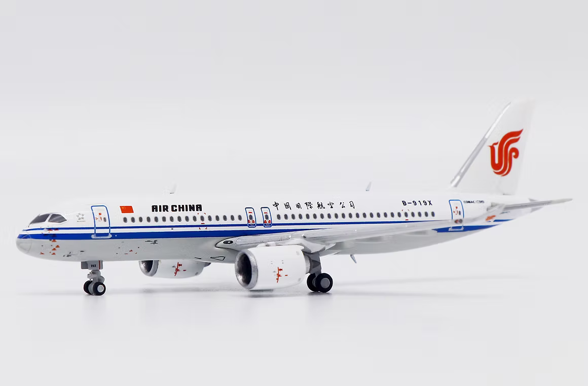 JC Wings 中國國際航空 C919 國產客機 B-919X 1:400 飛機合金模型