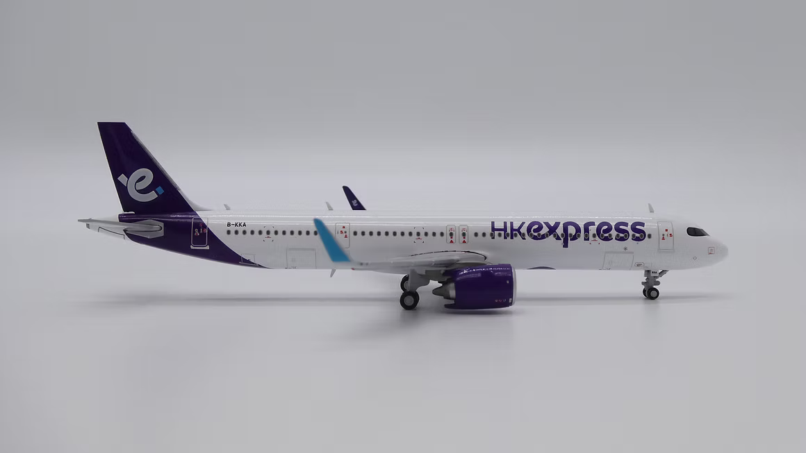 JC Wings 香港快運航空（HK Express）空中巴士 A321neo B-KKA 1:400 飛機合金模型
