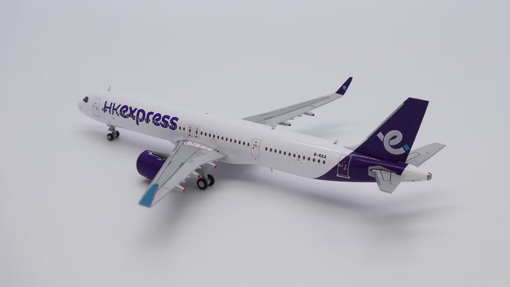JC Wings 香港快運航空（HK Express）空中巴士 A321neo B-KKA 1:400 飛機合金模型