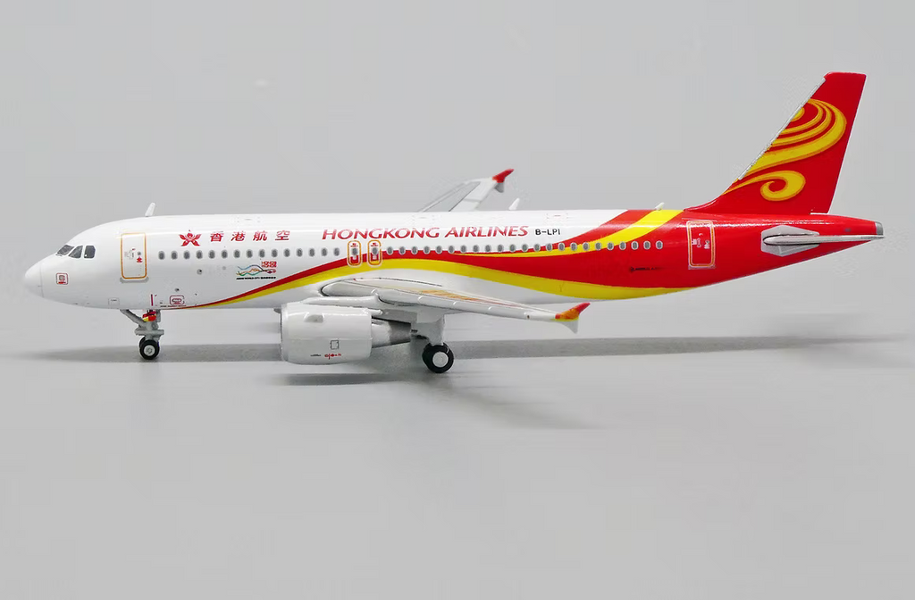 JC Wings 香港航空（Hong Kong Airlines）空中巴士 A320 B-LPI 1:400 飛機合金模型