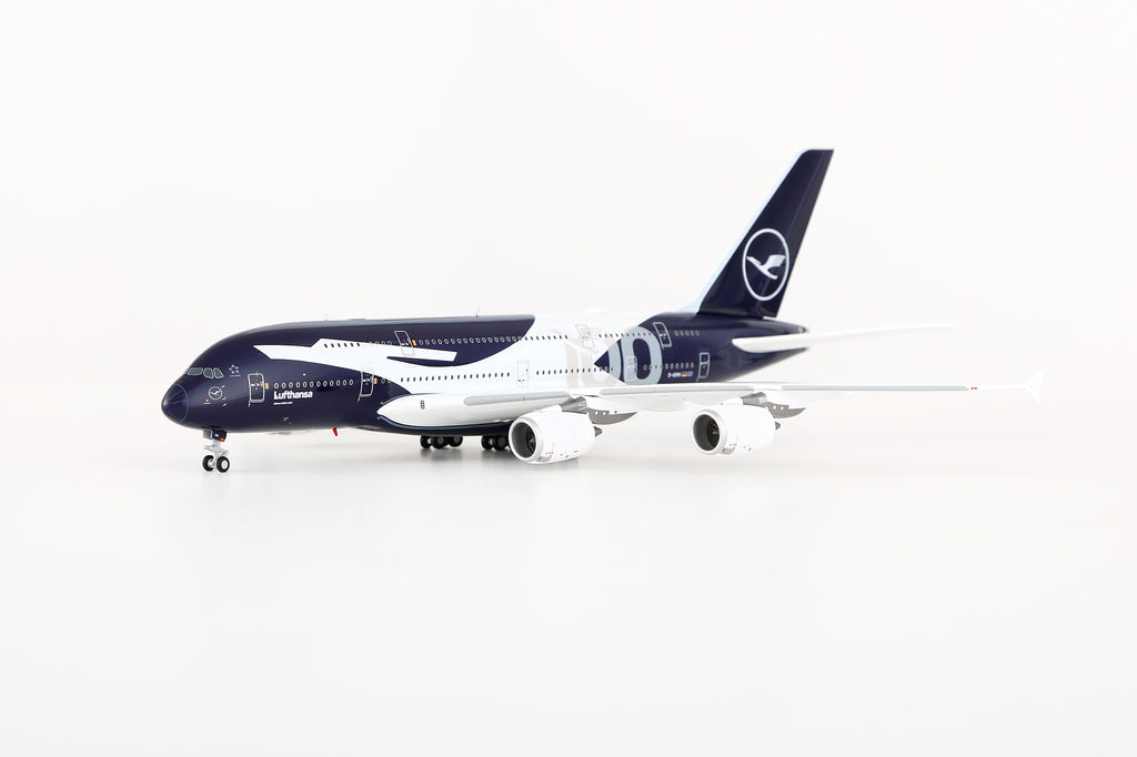 HX Models Lufthansa Airbus A380 D-AIMH 100th Anniversary Livery