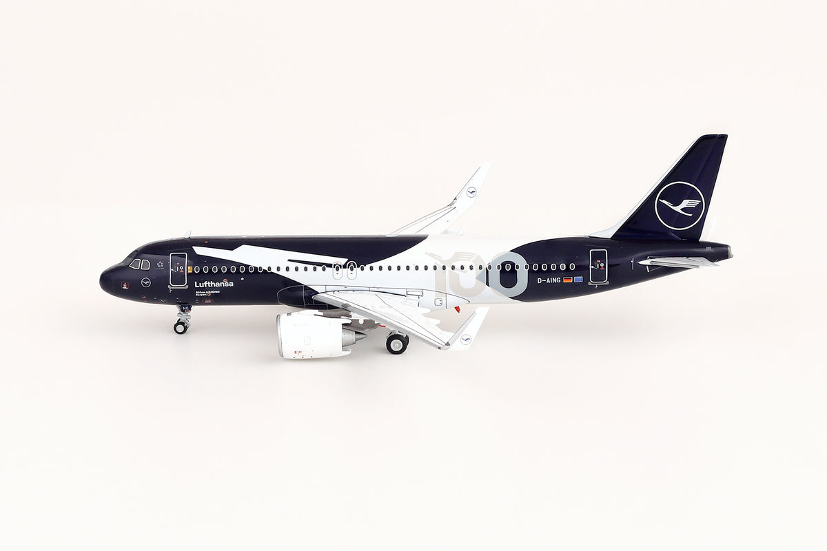 HX Models Lufthansa Airbus A320neo D-AING 100th Anniversary Livery