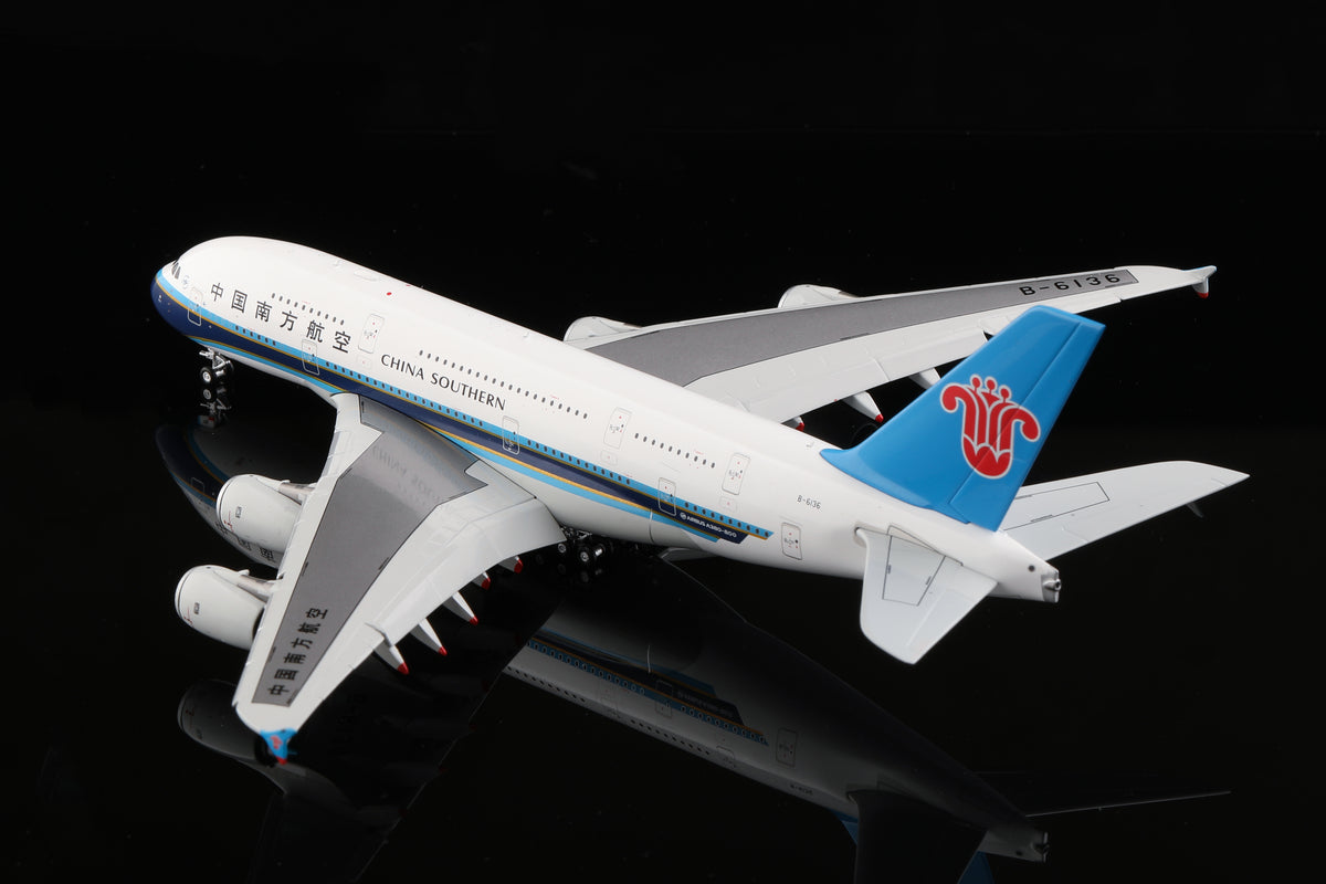 HX Models China Southern Airlines A380“With SkyTeam Logo”"Flaps Down" B-6136 Scale Model