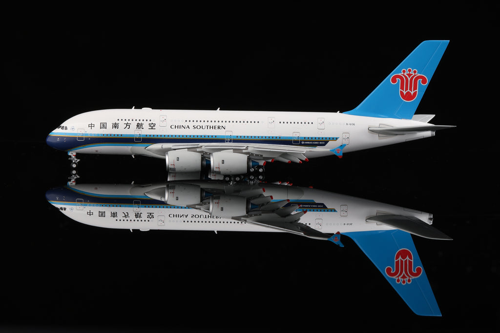 HX Models China Southern Airlines A380“With SkyTeam Logo”"Flaps Down" B-6136 Scale Model