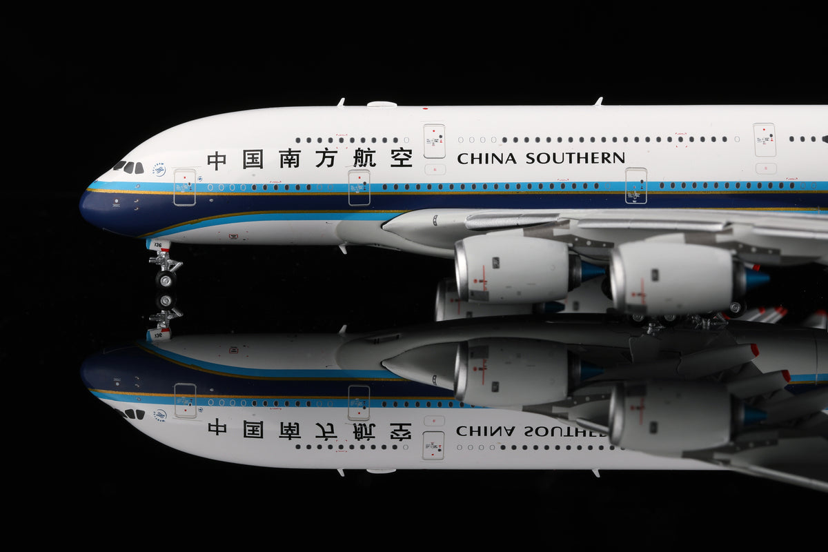 HX Models China Southern Airlines A380“With SkyTeam Logo”"Flaps Down" B-6136 Scale Model
