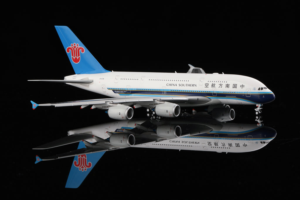 HX Models China Southern Airlines A380“With SkyTeam Logo”"Flaps Down" B-6136 Scale Model
