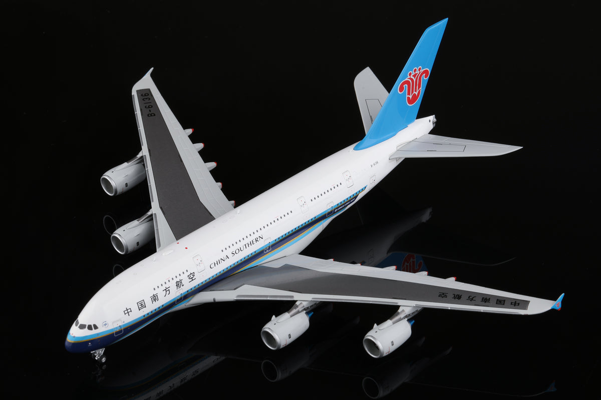 HX Models China Southern Airlines A380 “With SkyTeam Logo” B-6136 Scale Model