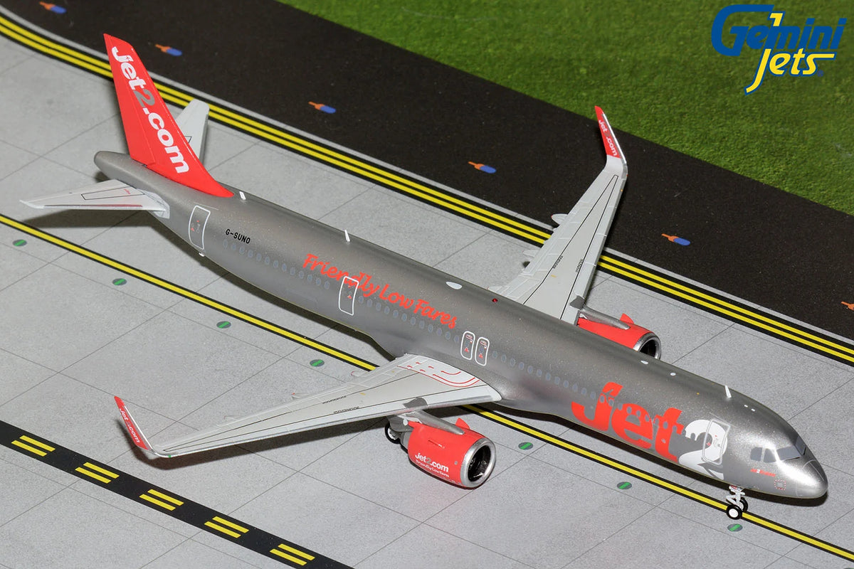 GeminiJets Jet2 Airbus A321NEO G-SUNO 1/400 Aircraft Scale Model