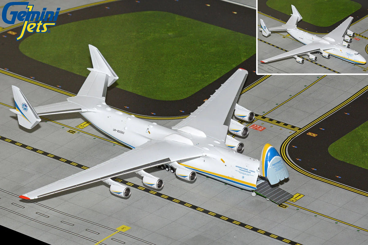 GeminiJets Antonov Airlines AN-225 UR-82060 "Mriya" Interactive Series 1/400 Model