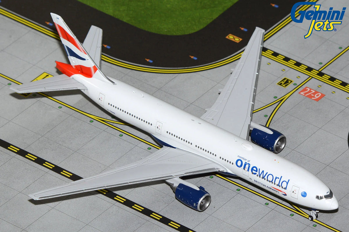 GeminiJets British Airways Boeing 777-200ER G-YMMR One World Livery 1/400