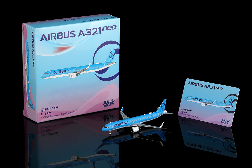 HX Models Korean Air Airbus A321neo HL8509 New Livery