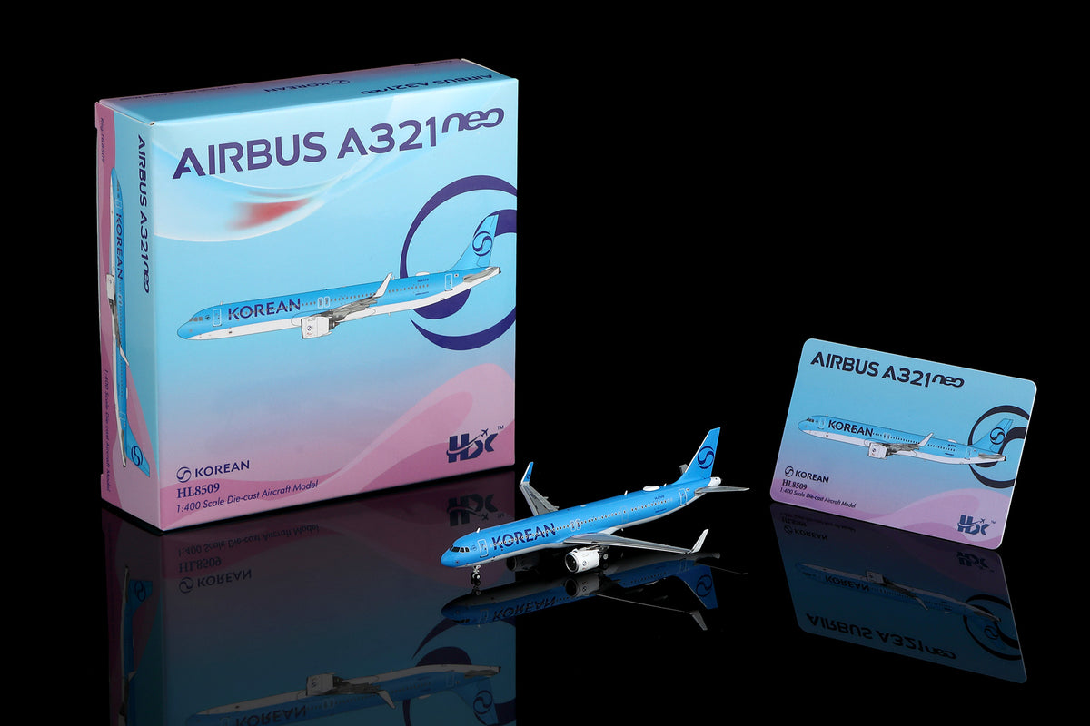HX Models Korean Air Airbus A321neo HL8509 New Livery