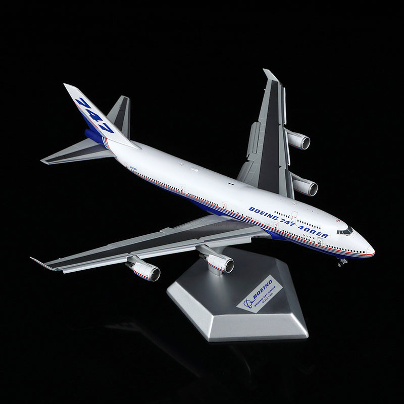 HX Models Boeing 747-400 Boeing Company N747ER "Flaps Down" Scale Model
