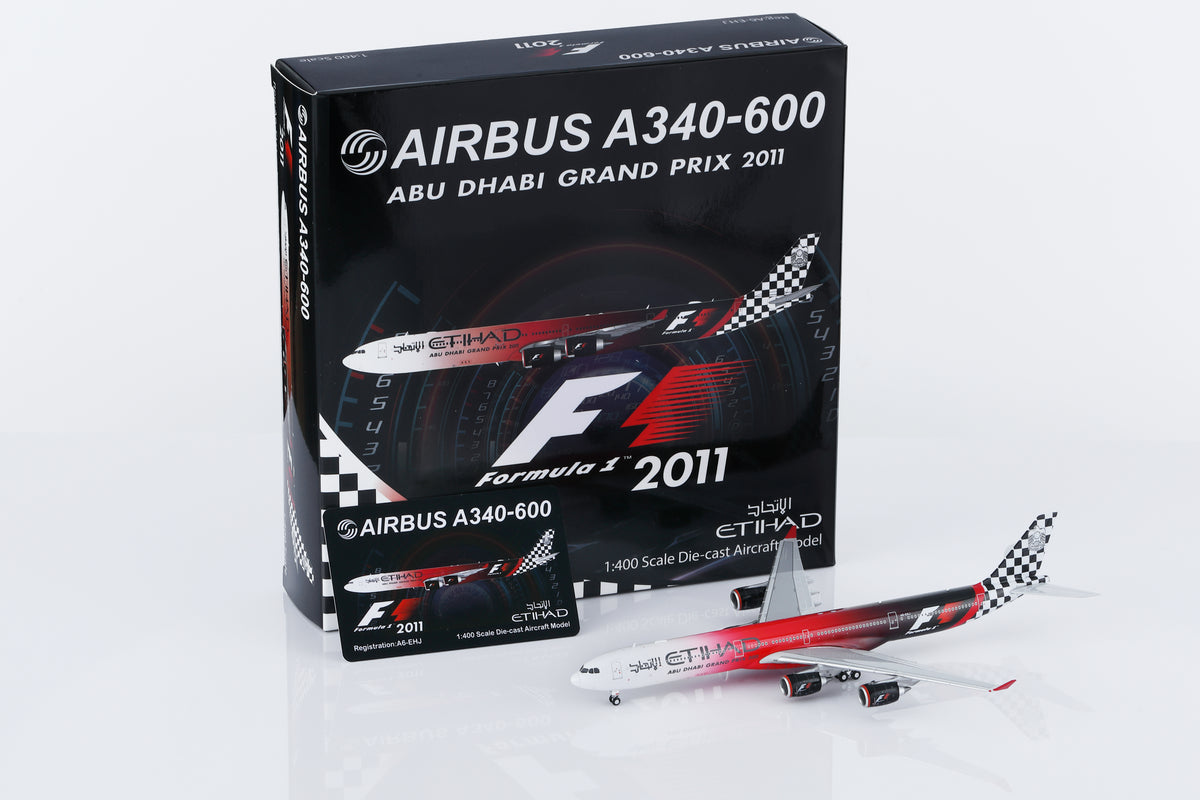 1/400 Etihad Airways A340-642 A6-EHJ "Abu Dhabi GP 2011"Standard Version
