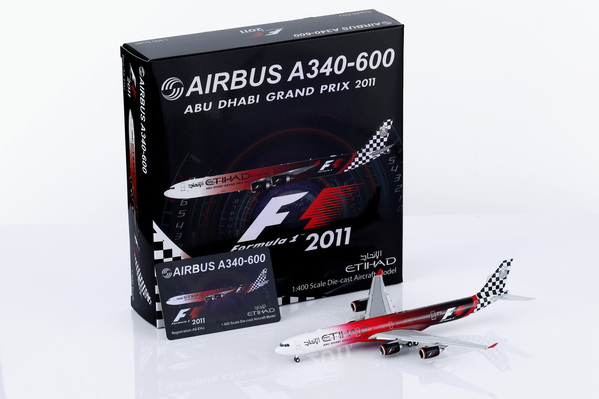 1/400 Etihad Airways A340-642 A6-EHJ "Abu Dhabi GP 2011"Flaps-Down