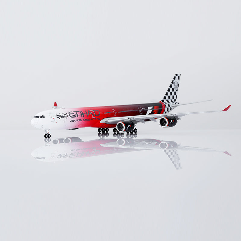 1/400 Etihad Airways A340-642 A6-EHJ "Abu Dhabi GP 2013"Flaps-Down