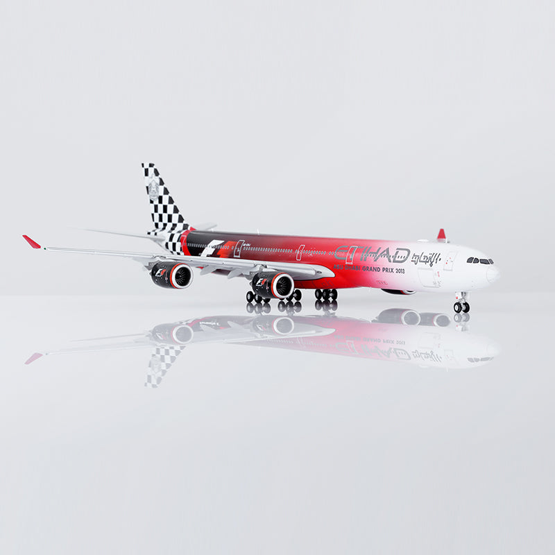1/400 Etihad Airways A340-642 A6-EHJ "Abu Dhabi GP 2013"Flaps-Down
