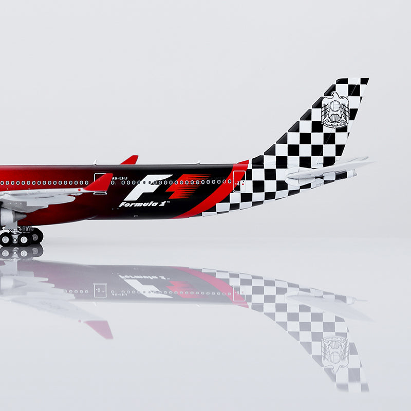 1/400 阿聯酋航空 A340-642 A6-EHJ「2012 年阿布達比大獎賽」標準版