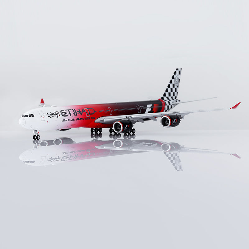 1/400 Etihad Airways A340-642 A6-EHJ "Abu Dhabi GP 2012"Flaps-Down