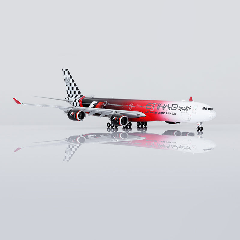 1/400 Etihad Airways A340-642 A6-EHJ "Abu Dhabi GP 2012"Flaps-Down