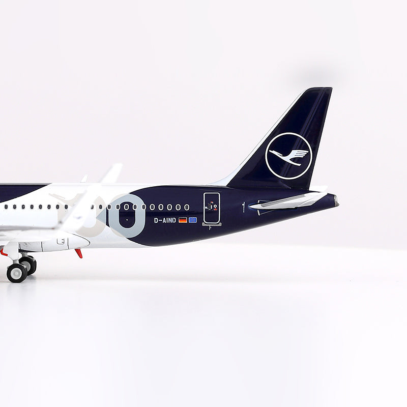HX Models 1/400 Lufthansa Airbus A320NEO" 100th Anniversary" D-AIND Scale Model