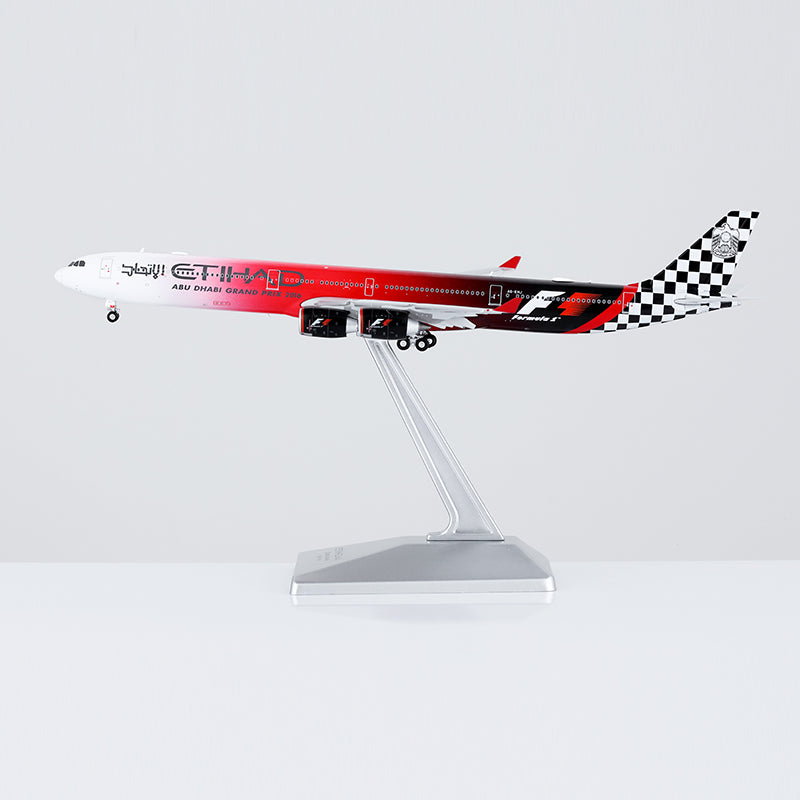 1/400 阿聯酋航空 A340-642 A6-EHJ「2016 年阿布達比大獎賽」襟翼放下型