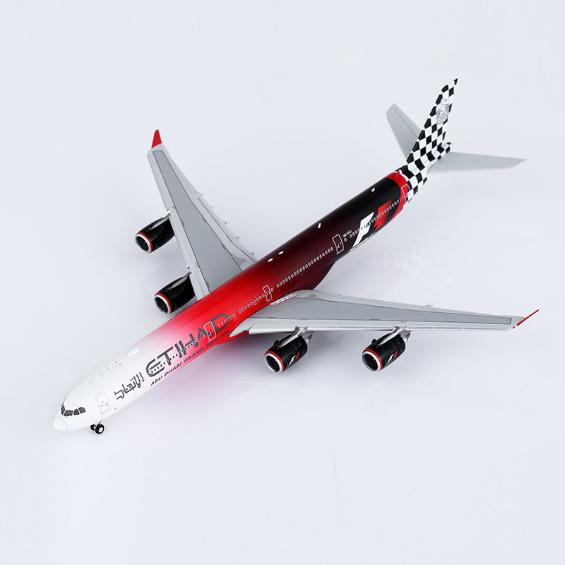1/400 Etihad Airways A340-642 A6-EHJ "Abu Dhabi GP 2012"Flaps-Down