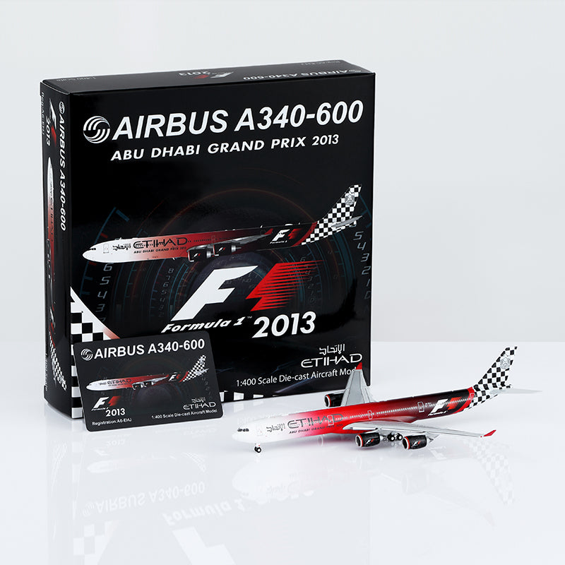 1/400 Etihad Airways A340-642 A6-EHJ "Abu Dhabi GP 2013"Flaps-Down