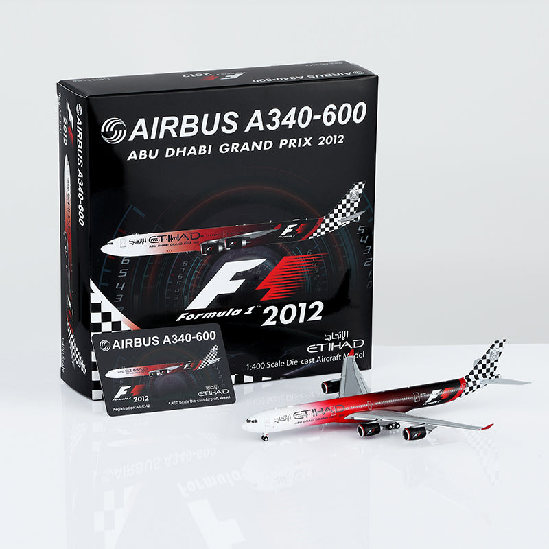 1/400 Etihad Airways A340-642 A6-EHJ "Abu Dhabi GP 2012"Flaps-Down
