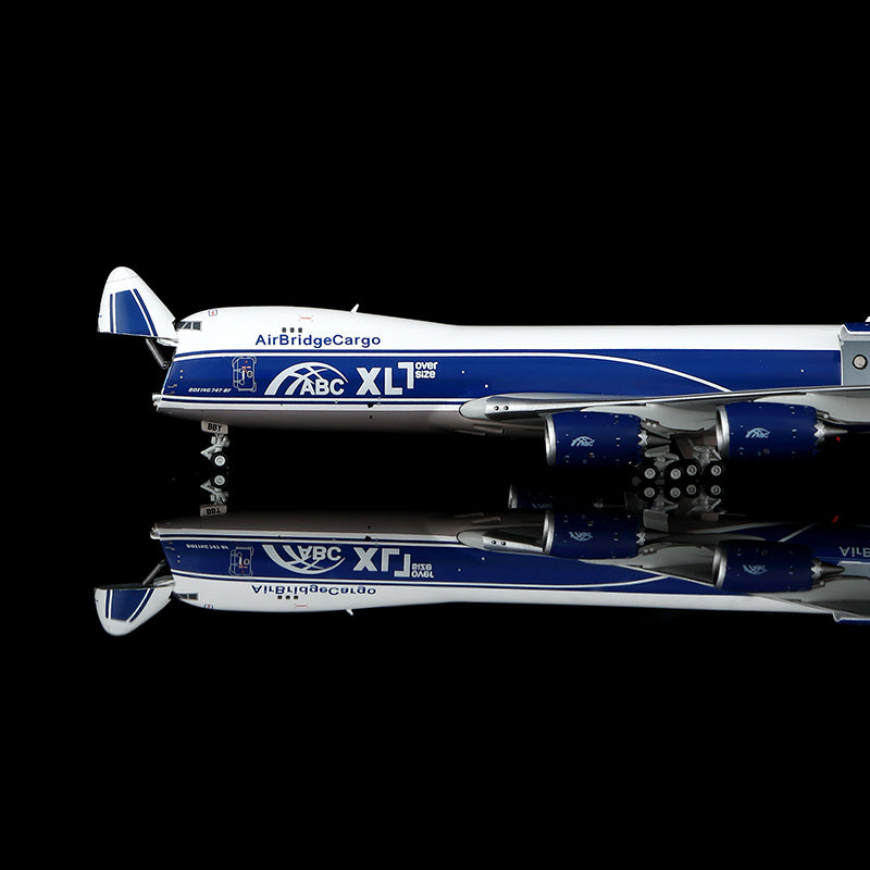 HX Models 1/400 Air Bridge Cargo B747-8F VP-BBY Scale Model