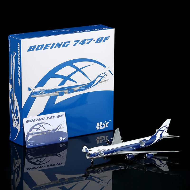 HX Models 1/400 Air Bridge Cargo B747-8F VQ-BLQ Scale Model