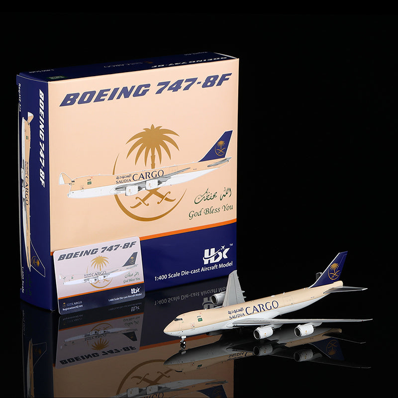 HX Models Saudi Arabian Airlines Cargo B747-8F HZ-AI4 Scale Model