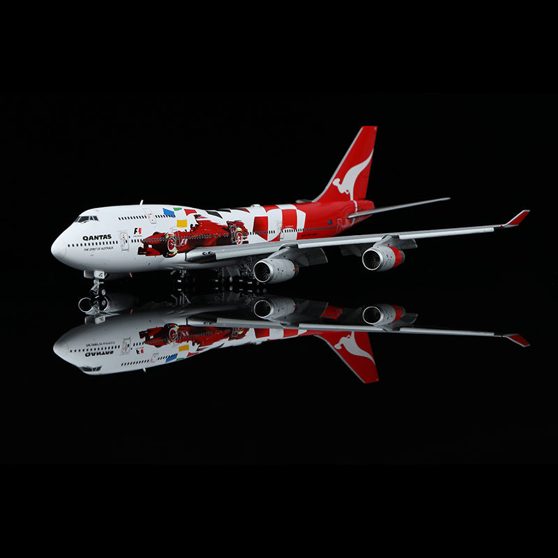 1/400 澳洲航空波音 747-400 VH-OJC「2000 澳洲大獎賽」襟翼放下型