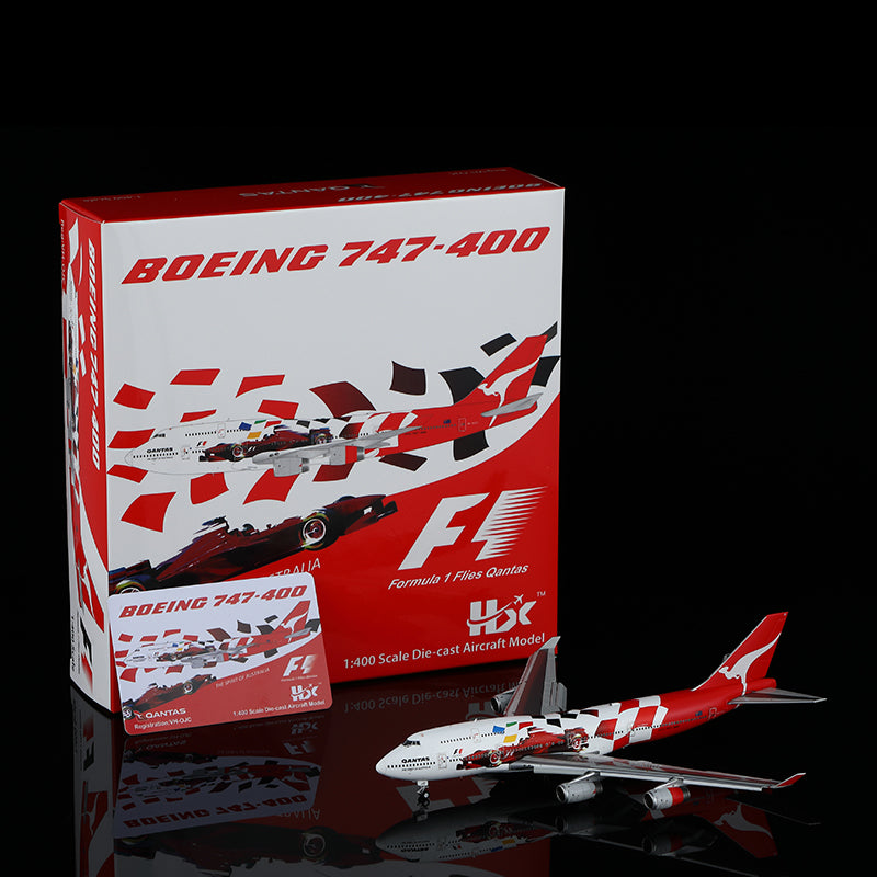 1/400 澳洲航空波音 747-400 VH-OJC「2000 澳洲大獎賽」襟翼放下型