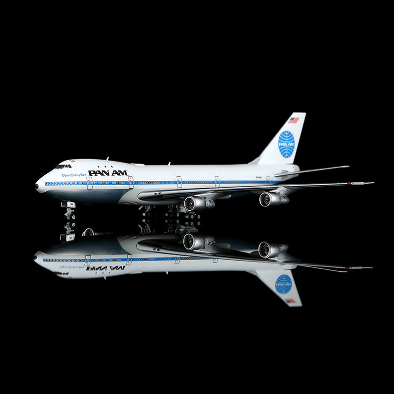 HX Models 1/400 美洲航空 B747-100「Clipper Dashing Wave」N749PA 比例模型