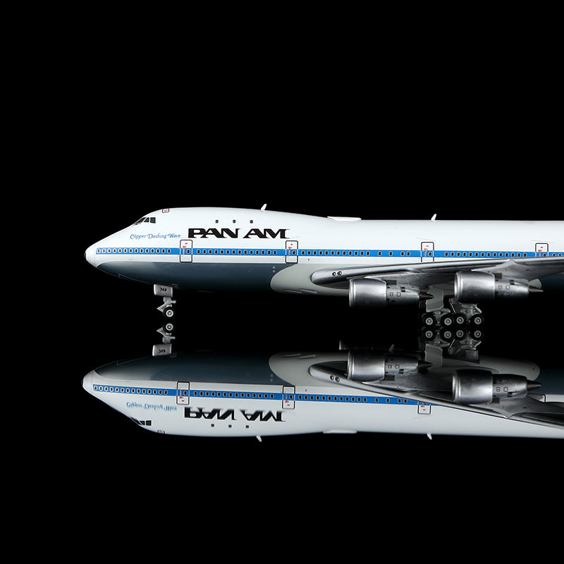 HX Models 1/400 美洲航空 B747-100「Clipper Dashing Wave」N749PA 比例模型
