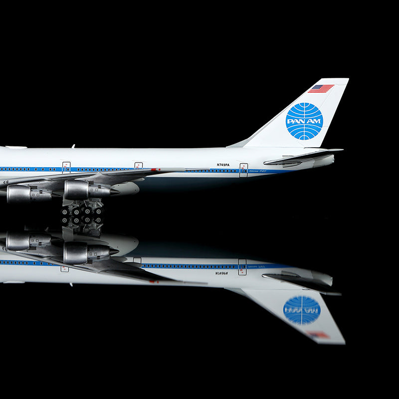 HX Models 1/400 美洲航空 B747-100「Clipper Dashing Wave」N749PA 比例模型