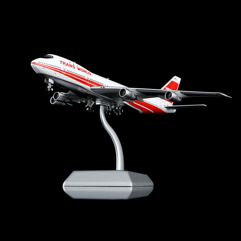 HX Models 1/400 全球航空 B747-100 N93107 比例模型