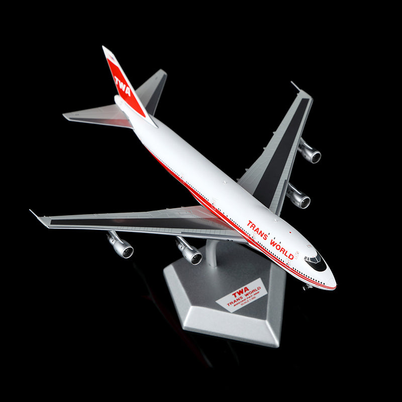 HX Models 1/400 Trans World Airlines B747-100 N93107 Scale Model