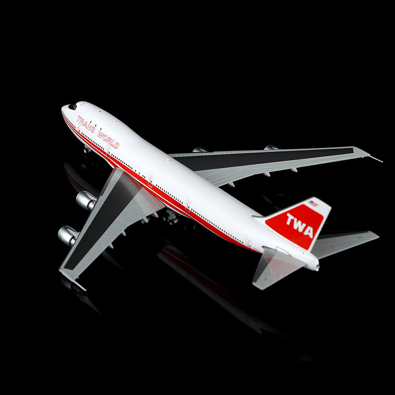 HX Models 1/400 全球航空 B747-100 N53111 比例模型