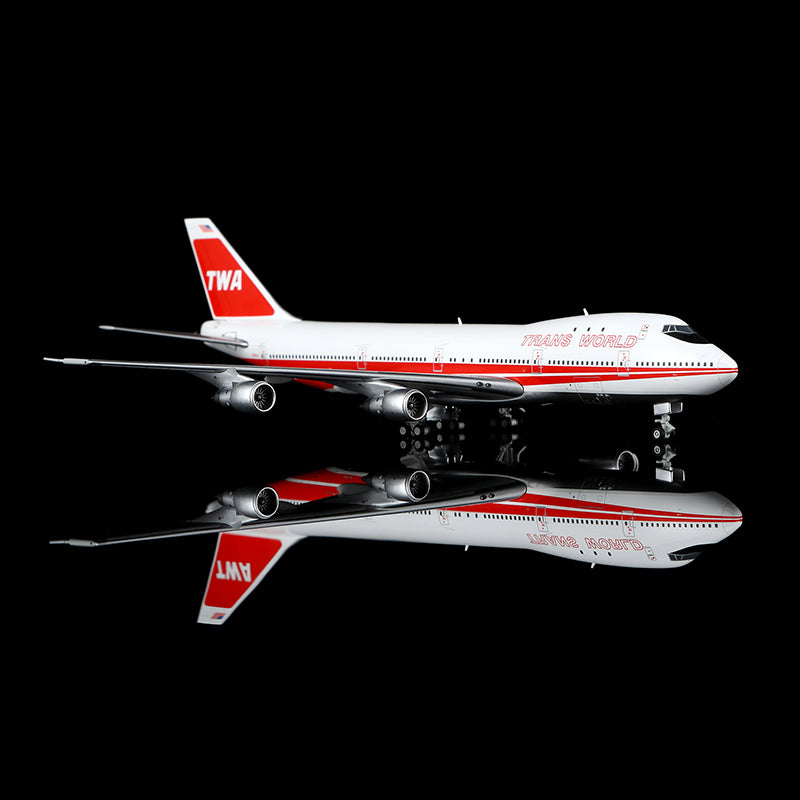 HX Models 1/400 全球航空 B747-100 N53111 比例模型