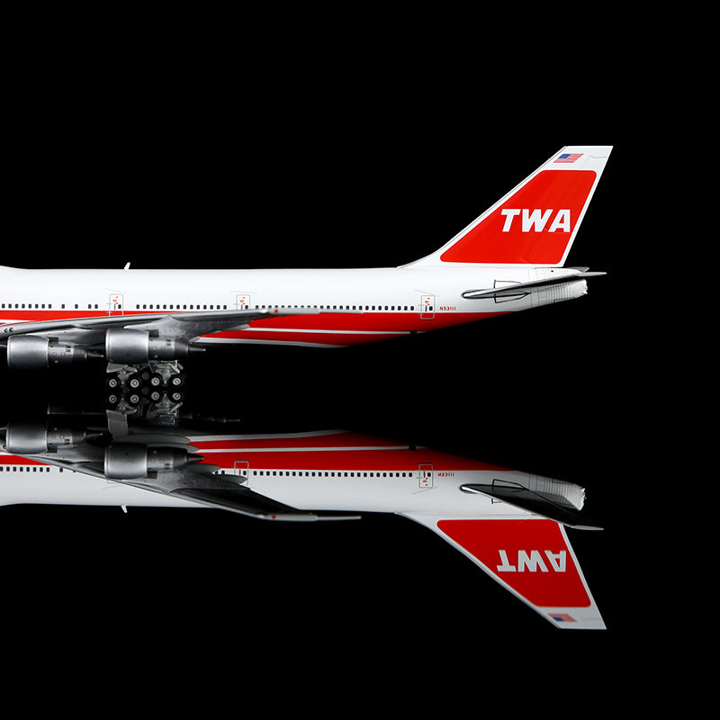 HX Models 1/400 全球航空 B747-100 N53111 比例模型